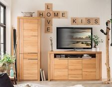Massivholz Wohnwand 2tlg