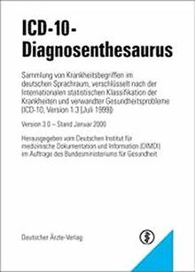 Icd diagnosethesaurus von - icd-10-diagnosethesaurus,