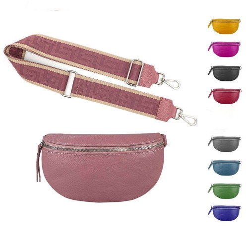 Damen set leder - set, gurtel