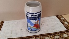 Bier-Krug: Cannstatter Volksfest, 1 Liter (Bierkrug / Steinkrug)