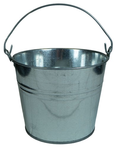 Zinkeimer silbergrau eimer - zinkeimer, 5l