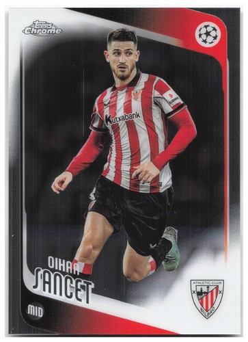 Oihan sancet topps chrome uefa - oihan,