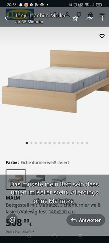 Malm bett 140x200 mit - bett,