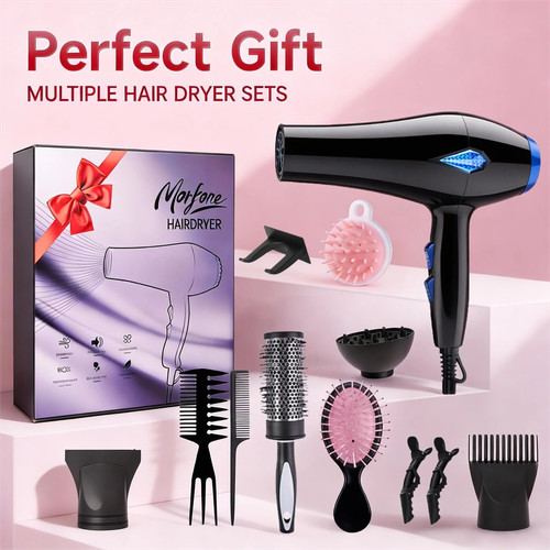 Black piece hair dryer - a,