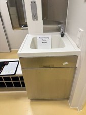 Spülbecken mit Edelstahl Unterschrank 60x60x90cm