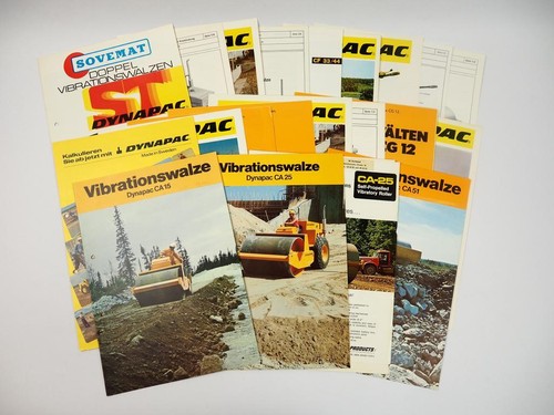 Konvolut prospekte dynapac - konvolut,