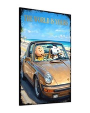 Charlie Brown Snoopy Leinwand