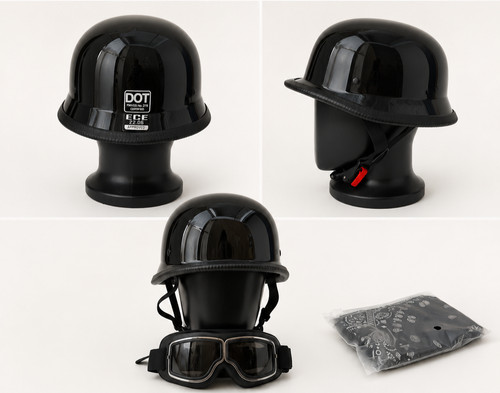 Retro deutsche halbhelm - deutsche,