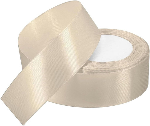 4cm beige satinband satin - 4cm, satinband,