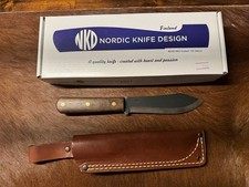 Nordic Knife Design Hudson 125 Walnut Bushcraft Messer - wie neu-