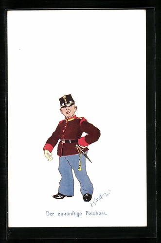 Künstler fritz - künstler-ak,