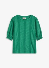 Lochstickerei Shirt mit