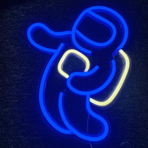 Neon led light decorative - neon, light,