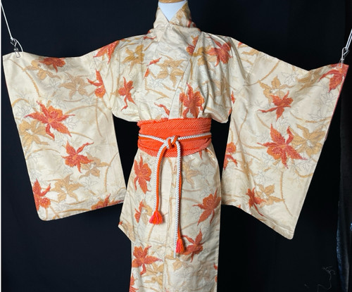 Vintage japan awase seiden - vintage,