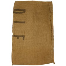3 Stück Dänischer Sandsack Jute Sack braun neuwertig 45 x 70 cm (B x H)