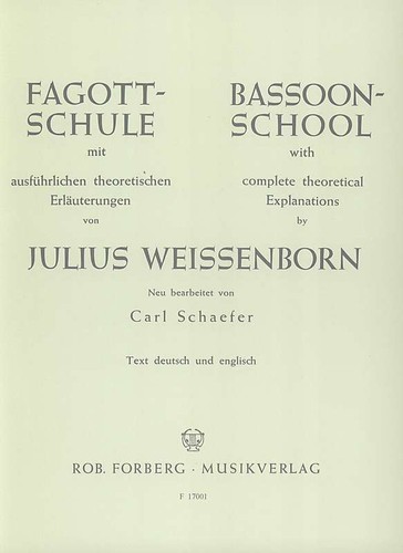 Fagott schule von julius - fagott-schule,
