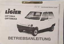 Ligier Optima Optimax Betriebsanleitung Ausdruck