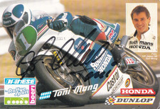 Autogramm toni mang - -,