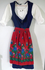 ❤️3 tlg. BLAUES DIRNDL