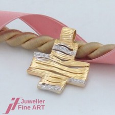 Kreuz - Brillant-Anhänger mit