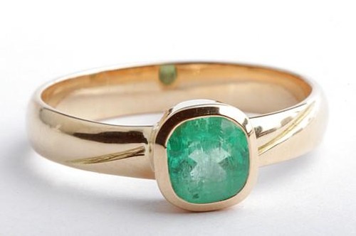 Smaragd ring 84ct - smaragd, 750