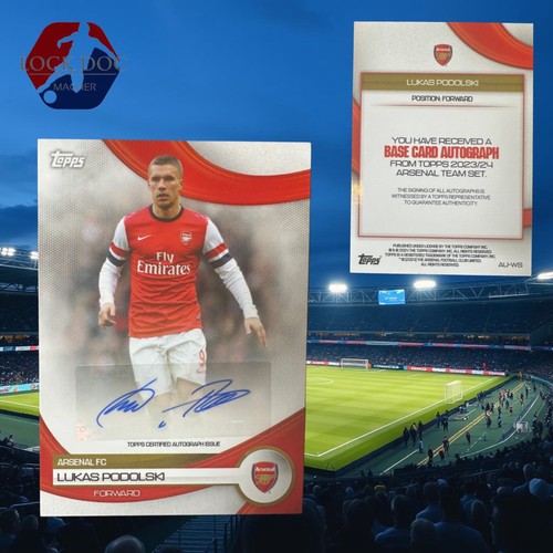 Topps lukas podolski auto - lukas,