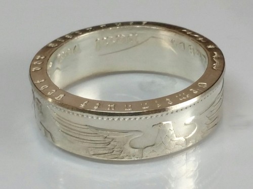 Münzring reichsmark adler - 5,