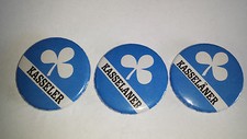 B93 - Kassel Kasselaner Kasseläner Kleeblatt Button Buttons Taschenspiegel