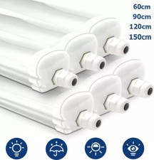 LED Feuchtraumleuchte Wannenleuchte IP65 60/120/150cm Werkstatt Feuchtraumlampe