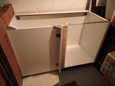 Ikea Spülenschrank und Eckschrank - weiß, Askersund (Eschennachbildung)