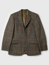 Peter Christian Bronze Harris Tweed Sakko Größe 54" Brustumfang Neu mit Etikett £350 3XL 4XL
