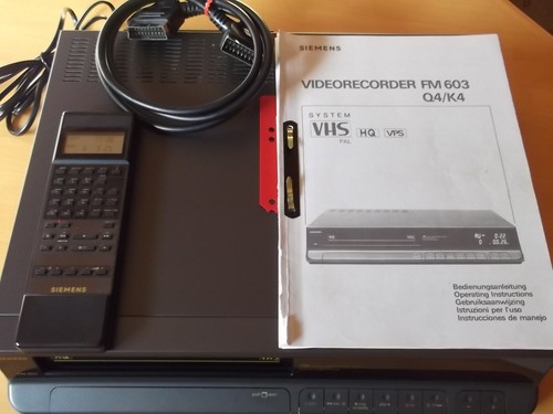 Siemens vhs videorecorder - siemens,