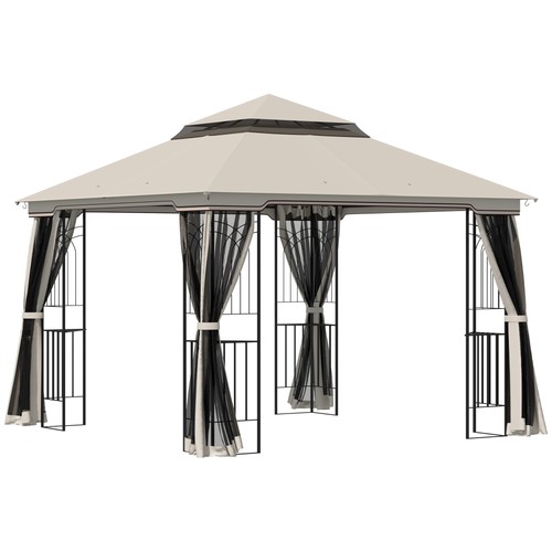 Gartenpavillon mit doppeldach - mit,