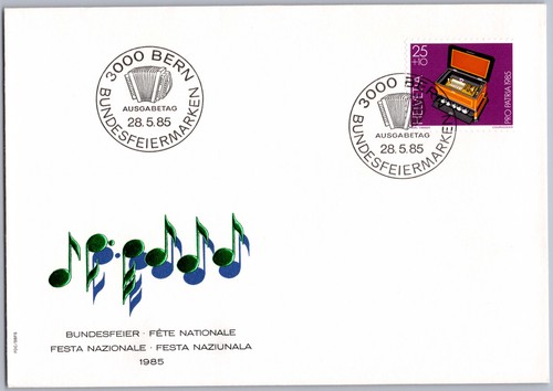 Schweiz fdc bern 1985 - bern,