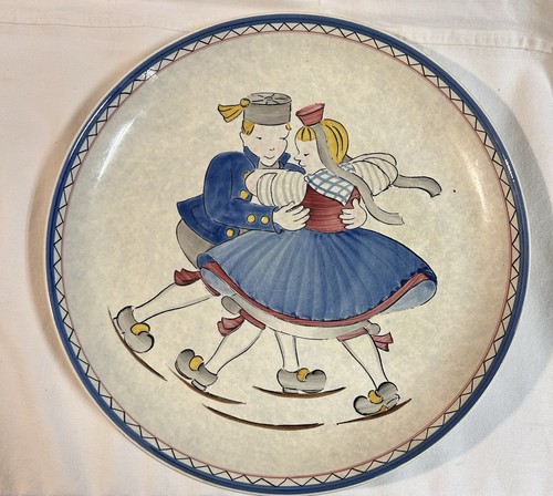 Teller hand bemalt - hand,
