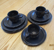 3 x Thomas Casa Anthrazit Kaffeegedeck  neuwertig