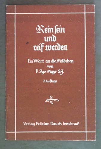 Rein sein und - , ein