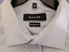 ""HAUPT"" Langarm Herrenhemd; modern fit in hellblau in Größe:  L/42; ansehen !!