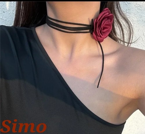 Damen halskette chocker rosa - damen,