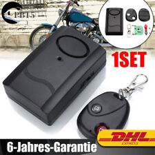 120dB 9V Motorrad Roller Vibrations Alarmanlage Alarm Sirene Fernbedienung DE