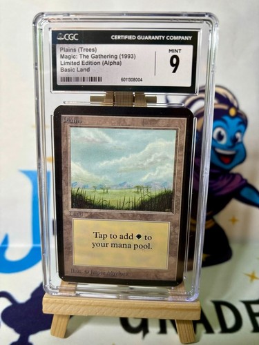 Mtg plains alpha cgc mint - alpha,