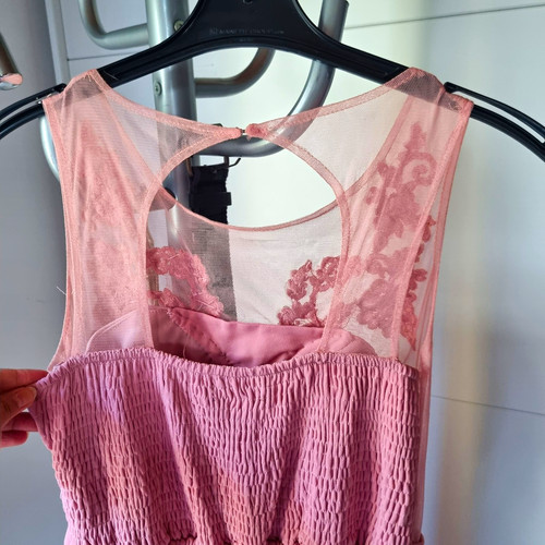 Rosa brautjungfernkleid lang - rosa,