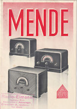 Prospekt Radio Mende uralt