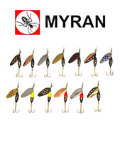 MYRAN Panter Spinner Blinker alle Varianten / Größen Forellenangeln Barschangeln