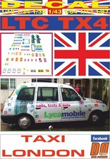 DECAL LTC TX4 TAXI LONDON LYCA