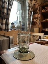 Waldglas Abrissglas Signiert