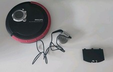 Philips AX5203 Discman rot + Zubehör 