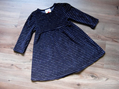 Dunkelblaues nicki kleid mit - nicki-kleid,