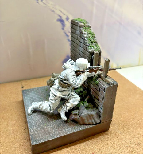 Handbemalt german sniper - 1:16,
