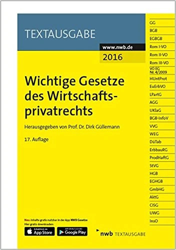 Nwb gesetzbuch bgb hgb aktg - nwb,